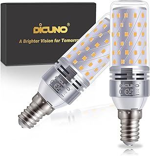 DiCUNO E14 LED Bulb 10W, E14 Small Edison Screw Light Bulbs, Natural White 4000K, 130W Incandescent Equivalent, 1400LM Non-Dimmable, 230V, SES Corn Light for Home Lighting, Pack of 2