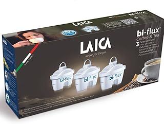 LAICA bi-Flux Coffee & Tea Water Filter - Specially Formulated to Reduces Limescale & Preserves Mineral Salts Essential for The Body, Enhances The Taste of Hot Drinks- 3 x 150L Filter - Made in Italy