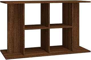 vidaXL Mat Brown Oak Aquarium Stand, Engineered Wood with Ample Storage Space, Modern Design, Stable and Secure - 100x40x60 cm