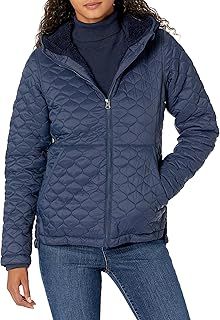 Amazon Essentials Women's Lightweight Quilted Full-Zip Water-Resistant Sherpa-Lined Hooded Puffer Jacket