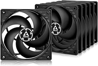 ARCTIC P12 PWM PST (5 Pack) - PC Fan, 120mm Fan, PC Case Fan, PWM Sharing Technology (PST), Pressure-optimised, quiet motor, Computer, 200-1800 rpm (0 rpm <5%) - Black