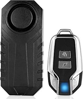 Eurobuy Wireless Vibration Alarm with Remote, Waterproof Security Alarms Vibration Sensor, Intelligent Wireless Remote Control Alarm, for Bicycle/Electric Tricycle/Door Window, 113dB Super Loud