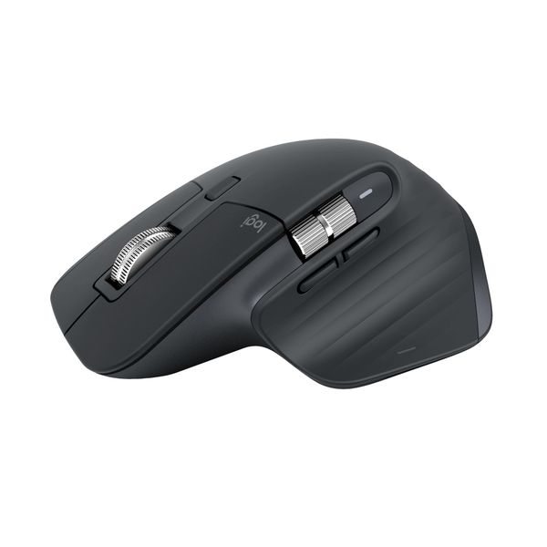 Logitech MX Master 3S - Wireless Performance Mouse with Ultra-fast Scrolling, Ergo, 8K DPI, Track on Glass, Quiet Clicks, USB-C, Bluetooth, Windows, Linux, Chrome - Graphite