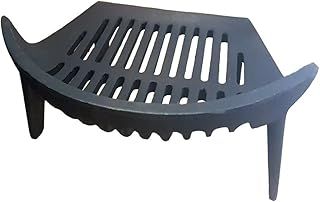 Heavy Duty Cast Iron Round Bow Fire Grate for 16" Fireplace Opening