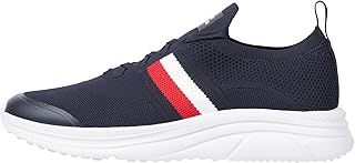 Tommy Hilfiger Men's Modern Runner Knit Stripes Ess Fm0fm04798 Sneaker