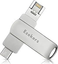 256GB Flash Drive - 4 in 1 Portable Type-C, Micro USB, Lightning, USB Stick External Storage for iPhone/iPad/Android/Smartphone/Laptop/PC