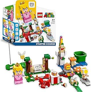 LEGO Super Mario Adventures with Peach Starter Course, Buildable Toy Game with Interactive Figure, Yellow Toad & Lemmy Characters, Gifts for 6 Plus Year Old Kids, Girls & Boys, Collectible Toys 71403