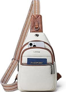 Sling Bag For Women Men Leather Small Backpack Fanny Pack Crossbody Chest Bags Purse waterproof Sling Bag For Women