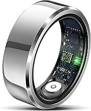 findtime Smart Ring for Men Women Health Ring Blood Oxygen Blood Pressure HR Monitor Fitness Tracker Sleep Step Counter Compatible with ios Android Phones