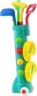 MTS Childs Junior Golf Caddy Set Balls Clubs Trolley Kids Outdoor Garden Game Toy