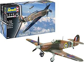Revell 04968 Hawker Hurricane Mk IIb 1:32 Scale Unbuilt/Unpainted Plastic Model Kit