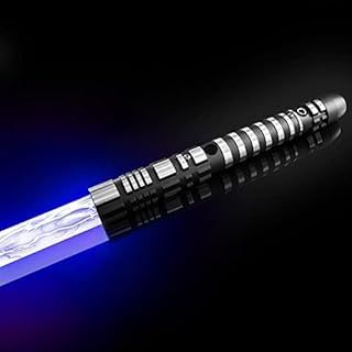 Lightsaber, Upgraded RGB 16 Colors, 4 Sound Modes, Rechargeable Light Saber Toy with Sturdy Metal Handle, USB Charge, Suitable for Children and Adults Dress Up & Pretend Play (99cm)