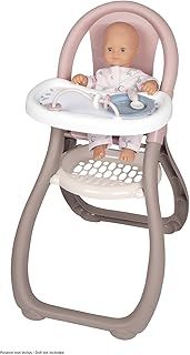 SMOBY - Baby Nurse Chaise haute pour poupon jusqu'a 42cm (non inclus) - Fabriqué en France
