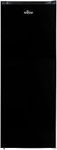 Willow WTF55B 177L Freestanding Tall Freezer with Reversible Door, Adjustable Thermostat, 2 Years Warranty - Black