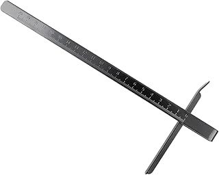 Saw Guide for Round and Jigsaws, Circular Saw Scale Guide Made of Metal for 7 Inch Electric Circular Saws, Circular Saw Longitudinal Stop, Black Guide Ruler, RI19Y0MG51LQ22V858MA7PN9VH8DH7