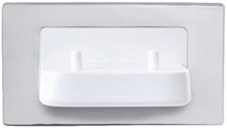 in-Wall Twin Electronic Toothbrush Charger by ProofVision Compatible with Oral B/Braun Electric Toothbrushes. Fascia Plate in a 3 Colour Choices