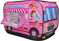 Ice Cream Truck Foldable Tent –Children House Indoor Outdoor Play Toy Gift for Girls Boys 3 4 5 Years Old, Pink
