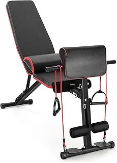 Gym Bench, Foldable Workout Bench | Adjustable Multi-Purpose Incline Bench - Full Body Exercise