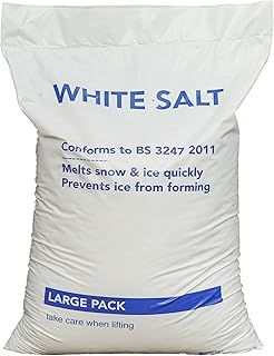 White Salt Deicing Winter Grit Gritting Ice Snow for Driveways 1 Pallet 42 Bags