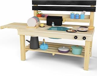 Big Game Hunters Mud Kitchen with Working Tap for Children’s Messy Muddy Water Sensory Play