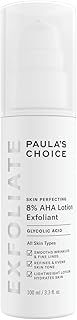 Paula's Choice SKIN PERFECTING 8% AHA Lotion Exfoliant - Anti-Aging Exfoliating Peel with Glycolic Acid - Face Exfoliator Softens Wrinkles & Repairs Sun Damage - Normal to Dry Skin - 100 ml
