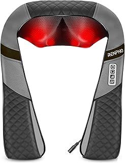 RENPHO Neck Massager, Massagers for Back and Neck, Back Massage with Heat, Should-Massager with Deep Tissue Kneading, Shiatsu Massagers for Leg, Feet, Gifts for Women