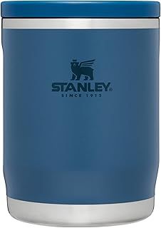 Stanley Adventure To-Go Food Jar 0.53L - 6 Hours Hot - 6 Hours Cold - Leakproof Food Flask - Easy Clean Wide Opening - Dishwasher Safe - BPA-Free Soup Flask - Abyss
