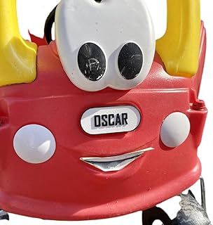 FRONT Number Plate 3D Printed personalised for COZY COUPE CAR