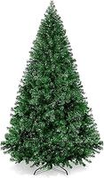 Christmas Tree - Artificial Christmas Trees with Metal Stand – 5ft, 6ft & 7ft Indoor Outdoor Christmas Tree Decorations, Foldable Pine Bushes Xmas Tree Home, Office Décor (7ft)