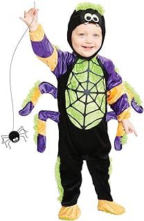 amscan Babys Toddlers Little Spooky Spider Halloween Fancy Dress Costume