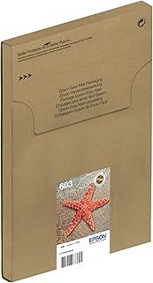Epson 603 Starfish Genuine Multipack, Eco-Friendly Packaging, 3-Colours Ink Cartridges