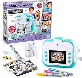 Studio Creator Photo Creator Instant , Kids Digital Camera with Built-In Printer, 250+ Dry Prints, 4GB Micro SD Card Included, Rechargeable, (CLK 004),Multicolor,24.1 x 6.1 x 20.1 centimeters