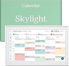 Skylight Calendar: 15-inch Digital Calendar & Chore Chart, Smart Touchscreen Interactive Display for Family Schedules – Wall Mount Included, Great for Organizing Your 2025 Wall Planner