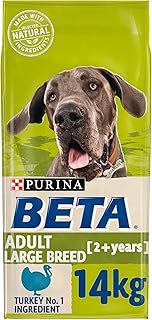 PURINA BETA Adult Large Breed Dry Dog Food with Turkey 14kg