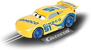 Carrera 20065011 First Disney-Pixar Cars-Dinoco Cruz Slot Car, Yellow