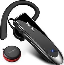 New bee Handsfree Bluetooth Earpiece, Wireless Bluetooth Headset with Microphone 60 Days Standby Headphones with Microphone for iPhone, Samsung, HTC, LG, Sony, PC (Black)
