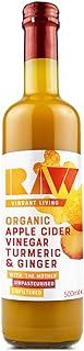 Raw Health Raw Apple Cider Vinegar Blend with Turmeric & Ginger, 500 ml - Certified Organic, Unfiltered & Vegan-Friendly