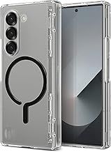 Spigen Ultra Hybrid Pro MagFit Case for Samsung Galaxy Z Fold 6 [Anti-Yellowing] [MagSafe Compatible] - Crystal Clear