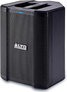 ALTO Professional Busker 200W Portable PA Speaker System with Rechargeable Battery, Bluetooth, 3-Channel Mixer, Alesis FX, App Control, USB Charging