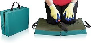 Aidapt Water Resistant Durable Memory Foam Folding Garden Kneeler Cushion. For Support and Comfort when Kneeling Gardening, Bath Times, Plumbing, Auto Repairs, Washable, Indoor, Outdoor.