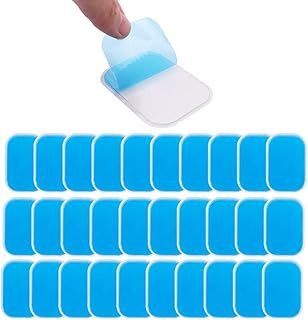 C100AE 60PCS EMS GEL PADS,EMS ABS Replacement Pads,Conductive Gel Pads Adhesive Electrodes,ABS Fitness Electric Stimulators Pads,EMS Trainer Gel Pads Toner,Abdominal Muscle Trainer Accessories