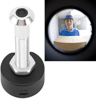 Bewinner Peephole Camera for Apartment Door, WIFI Peep Hole Camera, 1080P Door Viewer with 170° Wide Angle Lens, Mobile Detection, APP for Home Security (Silver)