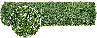 4mx1m Roll 20mm Pile Height Carpet Artificial Grass Astro Garden Lawn High Density Durability Realistic Looking Pets Friendly Fake Turf Mat Floor for Patio Balcony Outdoor Indoor Self-Draining