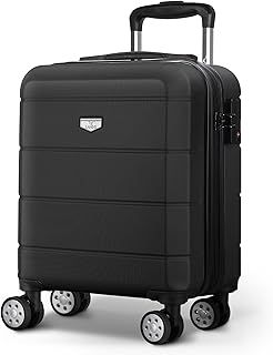 15 Inch Jetset Lightweight Travel Cabin Bag Carry On Approved Suitcase ABS Shell Protection Water Resistant & Safe Locking System Easyjet Free Under seat Luggage (45x36x20cm)