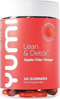 Apple Cider Vinegar Gummies with The Mother | Detox Cleanse Gummies with Vitamin B12 and Folic Acid | Vegan & Gluten Free | Apple Flavour