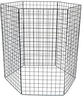 500L Large Bin, Wire Mesh Round Compost Bin, Heavy Duty Bin Construction - Garden Compost Bins, Compost Bin Outdoor - Eco Garden Leaf Composter, Converter Eco Recycling - 1m H x 90cm D