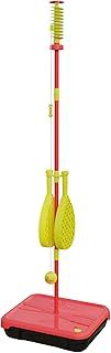 Classic All Surface Swingball Set, Real Tennis Ball, Championship Bats, All Surface Base with Integrated Carry Case for Transportation, For ages 6+ to Adult, Classic Outdoor Games, Red and Yellow
