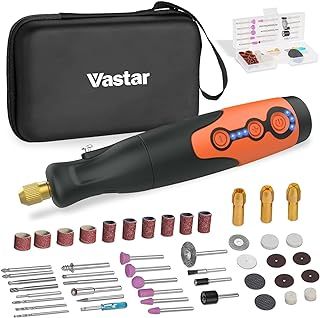 Vastar 135W Multi-Function Rotary Tools Electric Rotary Tool Kit, 6 Adjustable Speed, 8000-35000 RPM, with 210 Accessories, Suitable for Cutting, Engraving, Drilling, Grinding, Polishing
