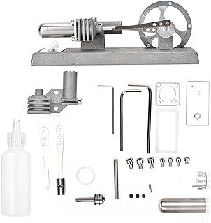 Hot Air Stirling Engine Education Electricity Power Generator Model, New Mini Stirling Engine Model Hot Air Steam Powered Physics Experiment, My First Stirling Engine DIY
