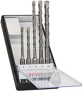 Bosch Professional 5-Piece SDS Plus-5 Robust Line Hammer Drill Bit Set (for Concrete, Accessories for Rotary Hammers)